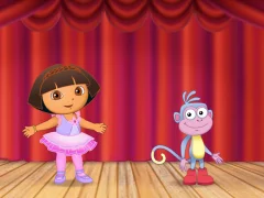 Cluiche Dora's Ballet Adventures ar líne
