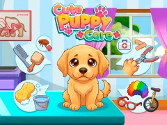 Cluiche Cute Puppy Care ar líne