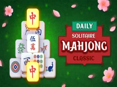 Cluiche Daily Solitaire Mahjong Classic ar líne