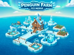 Cluiche Penguin Farm - Ice Merge ar líne