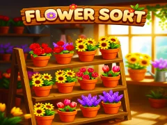 Cluiche Flower Sort ar líne