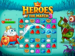 Cluiche Heroes of the match 3 ar líne