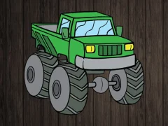 Cluiche Monster Truck Jigsaw ar líne
