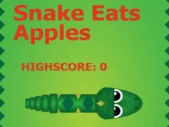 Cluiche Snake Eats Apples ar líne