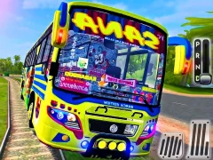Cluiche Indian Uphill Bus Simulator ar líne