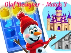 Cluiche Olaf Designer - Match 3 ar líne