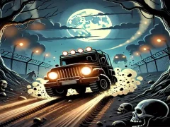 Cluiche Racing Car Destroying Zombie ar líne