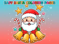 Cluiche Easy Santa Coloring Pages ar líne