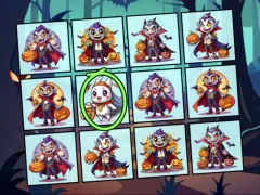 Cluiche Spot the Unique Halloween ar líne