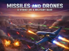 Cluiche Missiles and Drones: A Strike On A Military Base ar líne