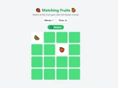 Cluiche Matching Fruits ar líne