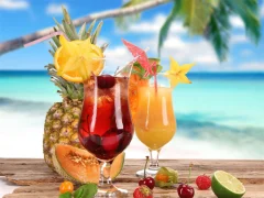 Cluiche Summer Drinks Puzzle ar líne