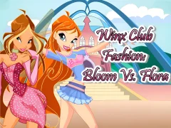 Cluiche Winx Club Fashion: Bloom vs Flora ar líne