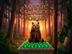 Cluiche Mystic sunset forest ar líne