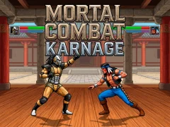 Cluiche Mortal Combat Karnage ar líne