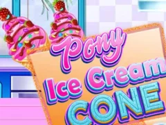 Cluiche Pony Ice Cream Cone ar líne