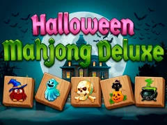 Cluiche Halloween Mahjong Deluxe ar líne