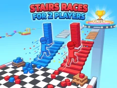 Cluiche Stairs Races For 2 Players ar líne