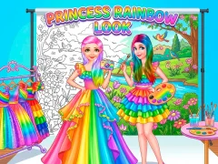 Cluiche Princess Rainbow Look ar líne