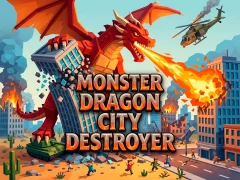 Cluiche Monster Dragon City Destroyer ar líne