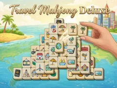 Cluiche Travel Mahjong Deluxe ar líne