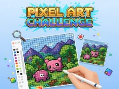 Cluiche Repeat Pixel Art ar líne