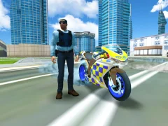 Cluiche Police Motorbike Traffic Rider ar líne