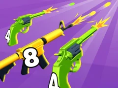 Cluiche Merge 2048 Gun Rush ar líne