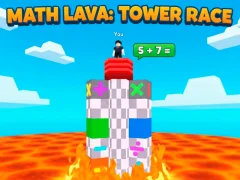 Cluiche Math Lava: Tower Race ar líne