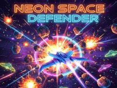 Cluiche Neon Space Defender ar líne