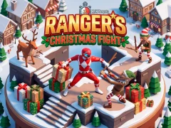 Cluiche Power Rangers Christmas run ar líne