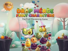 Cluiche Drop Merge Fruit Characters ar líne