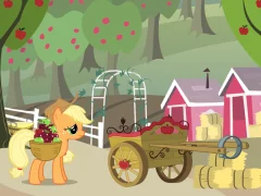 Cluiche My Little Pony Applejack's Apple Harvest ar líne
