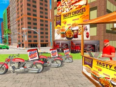 Cluiche Pizza Delivery Boy Simulation ar líne
