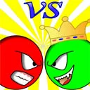 Cluiche Red ball vs green king ar líne