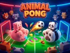 Cluiche Animal Paws Pong ar líne