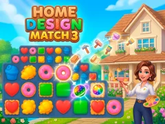 Cluiche Home Design Match 3 ar líne