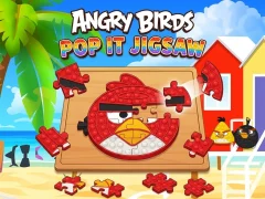 Cluiche Angry Birds Pop It Jigsaw ar líne