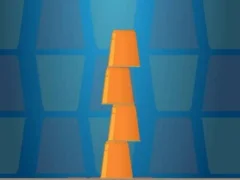 Cluiche Cups Tower Builder ar líne