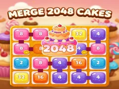 Cluiche Merge 2048 cakes ar líne