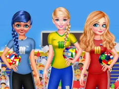 Cluiche BFF Princess Vote For  FIFA 2018 Quarter Finals ar líne