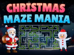 Cluiche Christmas Maze Mania ar líne