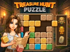 Cluiche Treasure Hunt Puzzle ar líne