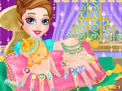 Cluiche Ice Princess Nail Design ar líne