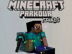 Cluiche Minecraft Parkour Trials ar líne