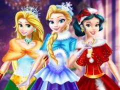Cluiche Princess Christmas At The Castle ar líne