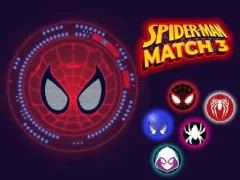 Cluiche Spider-man Match 3 ar líne