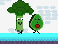 Cluiche Cat Chef vs Fruits - 2 Player ar líne