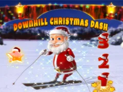 Cluiche Downhill Christmas Dash ar líne