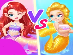 Cluiche Mermaid Paper Doll Dress Up ar líne